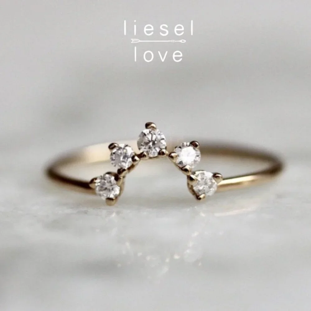 Salt and Pepper diamond band - Picture 5 of 5